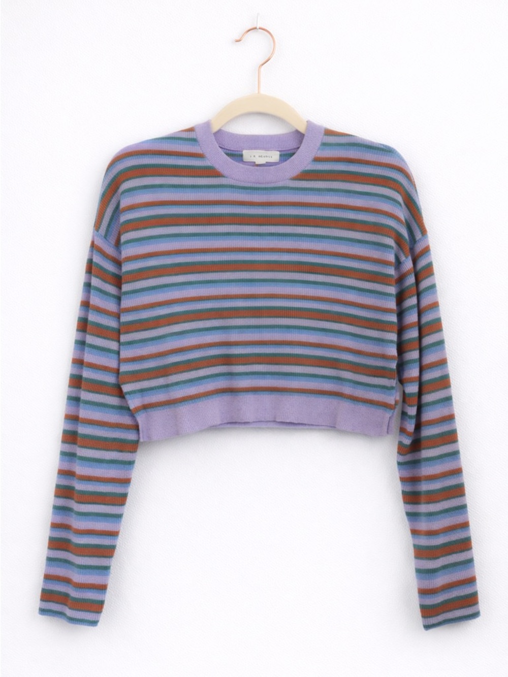 Pacsun L.A. Hearts striped y2k long sleeve top